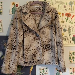 Leopard print jacket